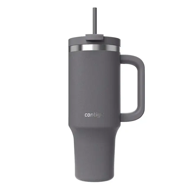 Contigo Streeterville Pipetli Çelik Tumbler Bardak 1200 ml Antrasit