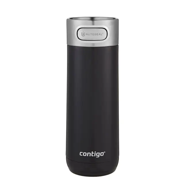 Contigo Luxe Autoseal Paslanmaz Çelik Termos Mug 470 ml Siyah
