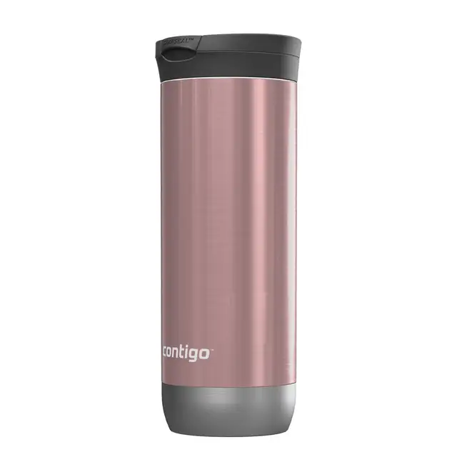 Contigo Huron Pro SnapSeal Çelik Termos Bardak 590 ml - Pembe