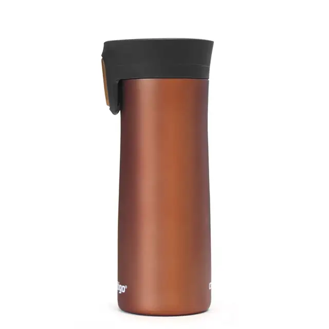 Contigo Pinnacle Autoseal Çelik Termos Mug 420 ml Kahverengi