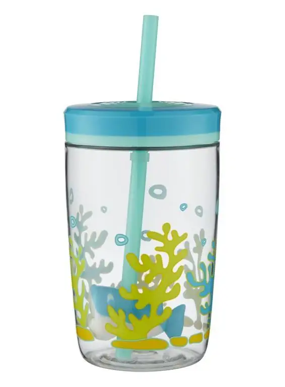 Contigo Floating Pipetli Tritan Çocuk Suluğu 420 ml Mavi