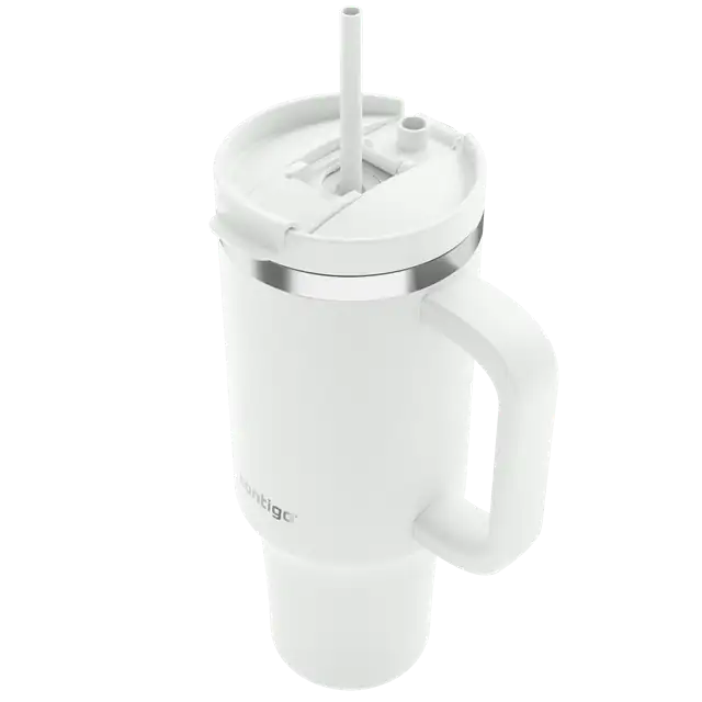 Contigo Streeterville Pipetli Çelik Tumbler 1200ml Beyaz