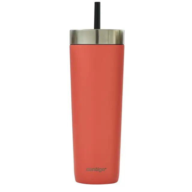 Contigo Spillproof Tumbler Çelik Bardak 720ml Mercan