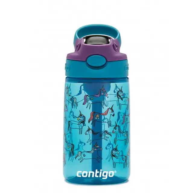 Contigo Gizmo Flip Pro Unicorn Çocuk Suluğu 420ml - Mavi