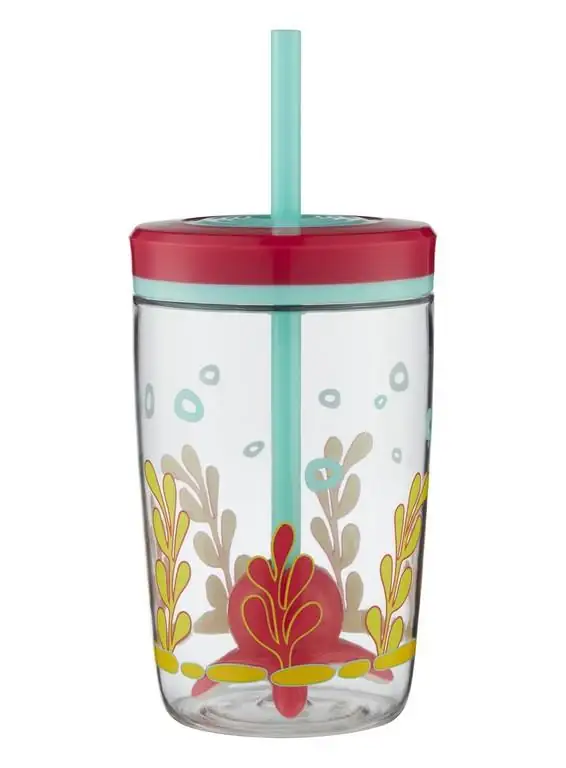 Contigo Floating Yüzen Ahtapot Pipetli Tritan Çocuk Suluğu 420 ml - Pembe
