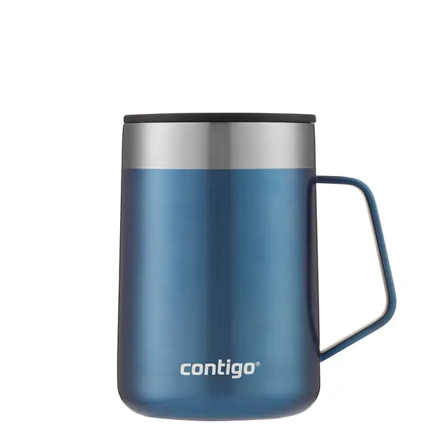 Contigo Streeterville Çelik Masa Kupası 420ml - Mavi