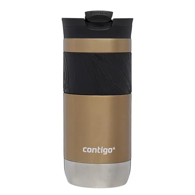 Contigo Byron Pro Snapseal Çelik Termos Bardak 470ml Karamel