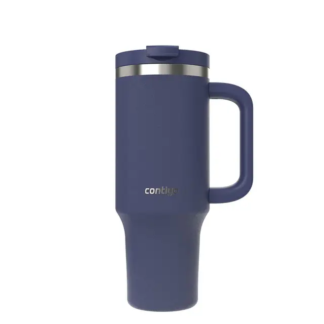 Contigo Streeterville Paslanmaz Çelik Pipetli Tumbler Bardak 1200 ml Mavi