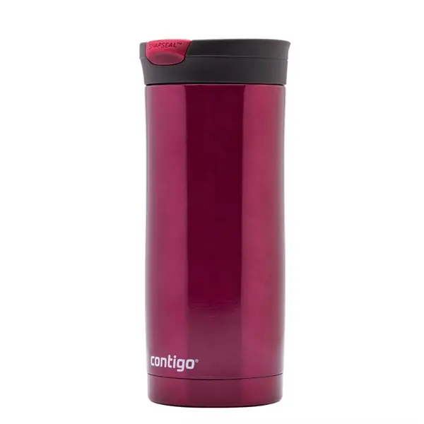Contigo Huron Snapseal Çelik Termos Bardak 470 ml Kırmızı