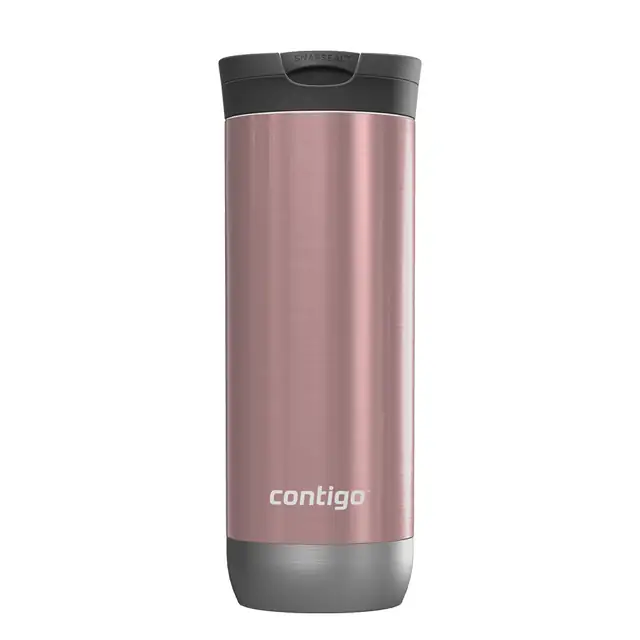 Contigo Huron Pro SnapSeal Çelik Termos Bardak 590 ml - Pembe