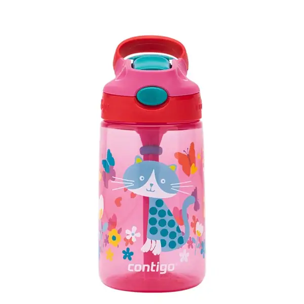 Contigo Gizmo Flip Kedicikler Tritan Çocuk Suluğu 420 ml - Pembe