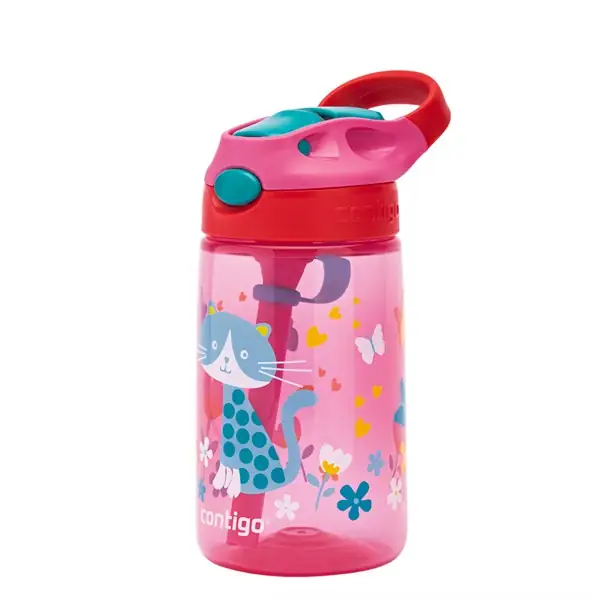 Contigo Gizmo Flip Kedicikler Tritan Çocuk Suluğu 420 ml - Pembe