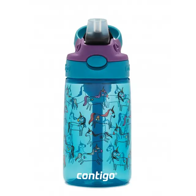 Contigo Gizmo Flip Pro Unicorn Çocuk Suluğu 420ml - Mavi