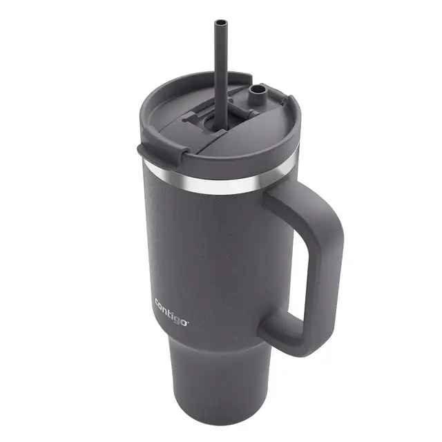 Contigo Streeterville Pipetli Çelik Tumbler Bardak 1200 ml Antrasit