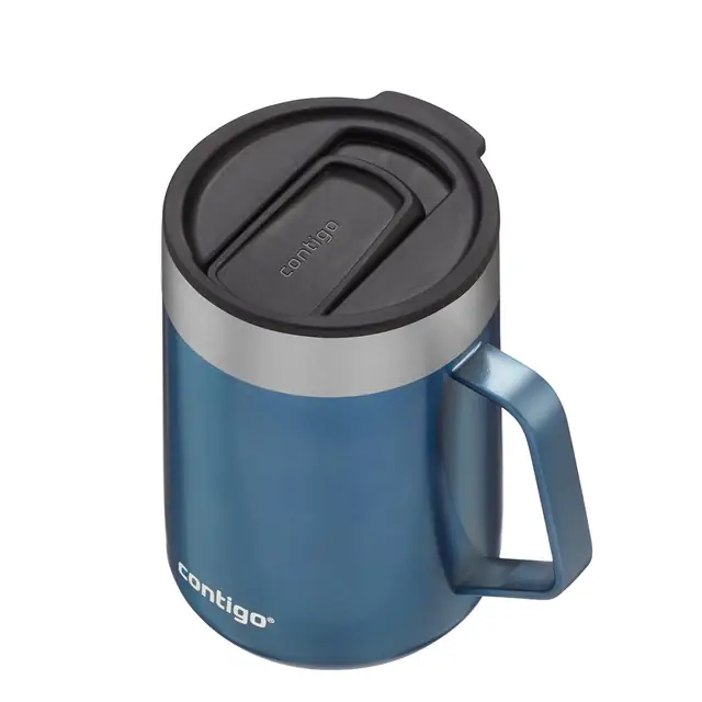 Contigo Streeterville Çelik Masa Kupası 420ml - Mavi