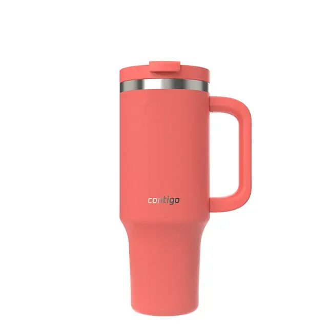 Contigo Streeterville Pipetli Çelik Tumbler 1200ml Mercan