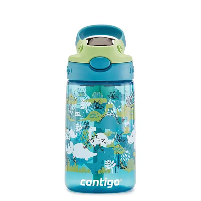 Contigo Gizmo Flip Pro Dinos Tritan Çocuk Suluğu 420 ml - Yeşil
