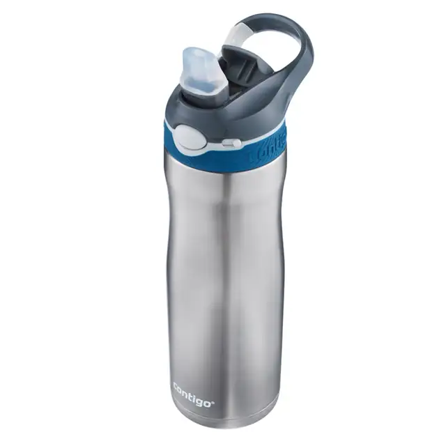 Contigo Ashland Chill Tek El Bas İç Çelik Su Matarası 590ml Gri